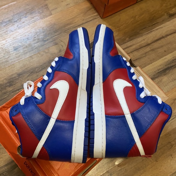 2003 Nike dunk high LA Clippers varsity red sport royal - Picture 11 of 15